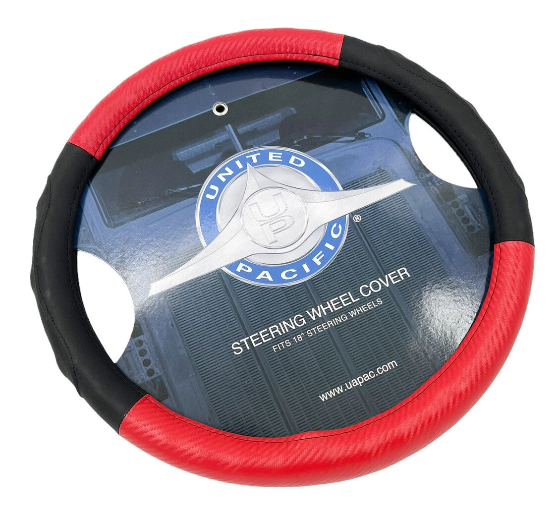 Steering Wheel Cover Carbon Fiber Style for Peterbilt Kenworth (2015–2025)