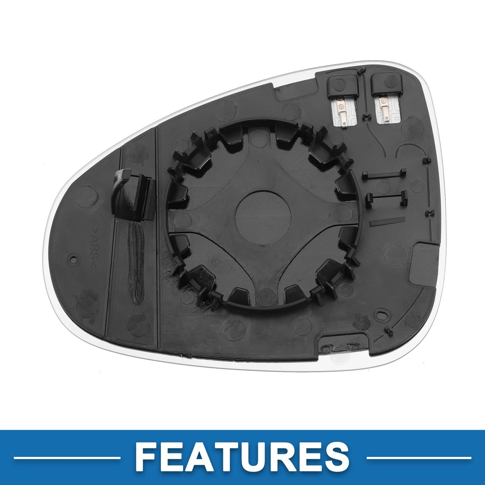 Heated Right Side Mirror Glass for Volkswagen Touareg (2010–2018)
