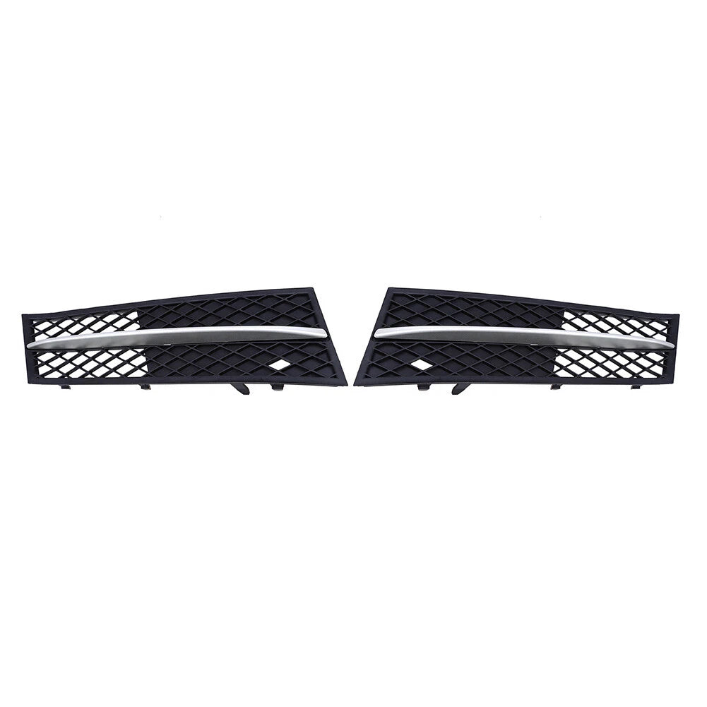 Pair Front Lower Bumper Grille Fairing for BMW 5 Series F10 F11 (2010–2013)