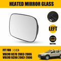 Driver Side Heated Mirror Glass with Backing Plate for Volvo XC70 XC90 (2003–2006)