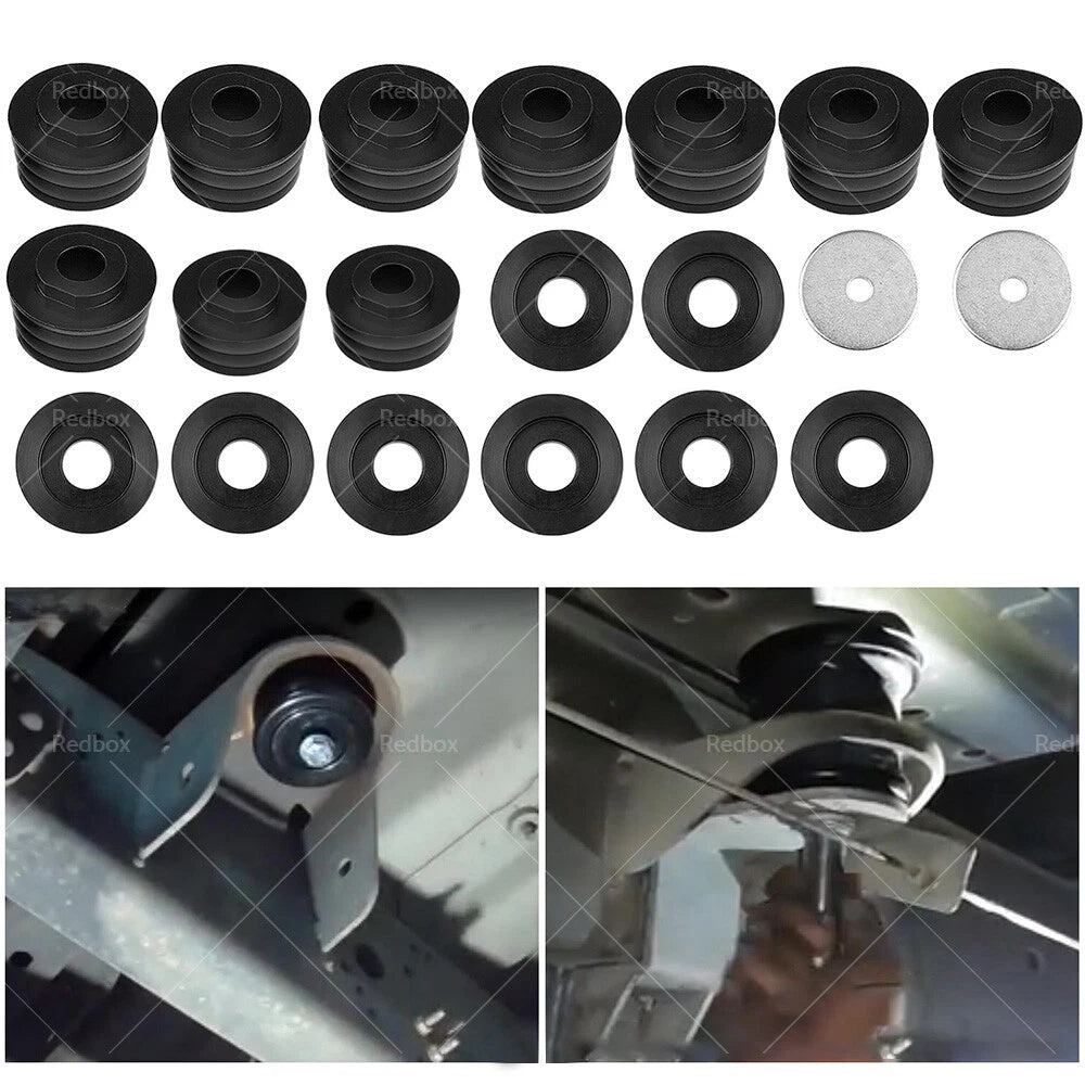 20PCS Polyurethane Body Mounts KF04050BK for Ford F250 F350 (1999–2018)