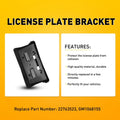 Front License Plate Bracket for Chevrolet Silverado 1500 (2014–2015)