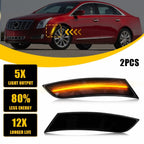Amber LED Side Marker Lamps Pair for Cadillac XTS (2013–2017)