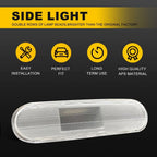 Clear Lens Side Marker Parking Light Case for Honda Civic Si EP3 (2002–2005)