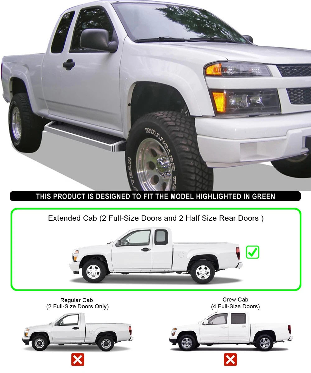 iBoard Running Boards for Chevrolet Colorado Canyon (2004-2012)