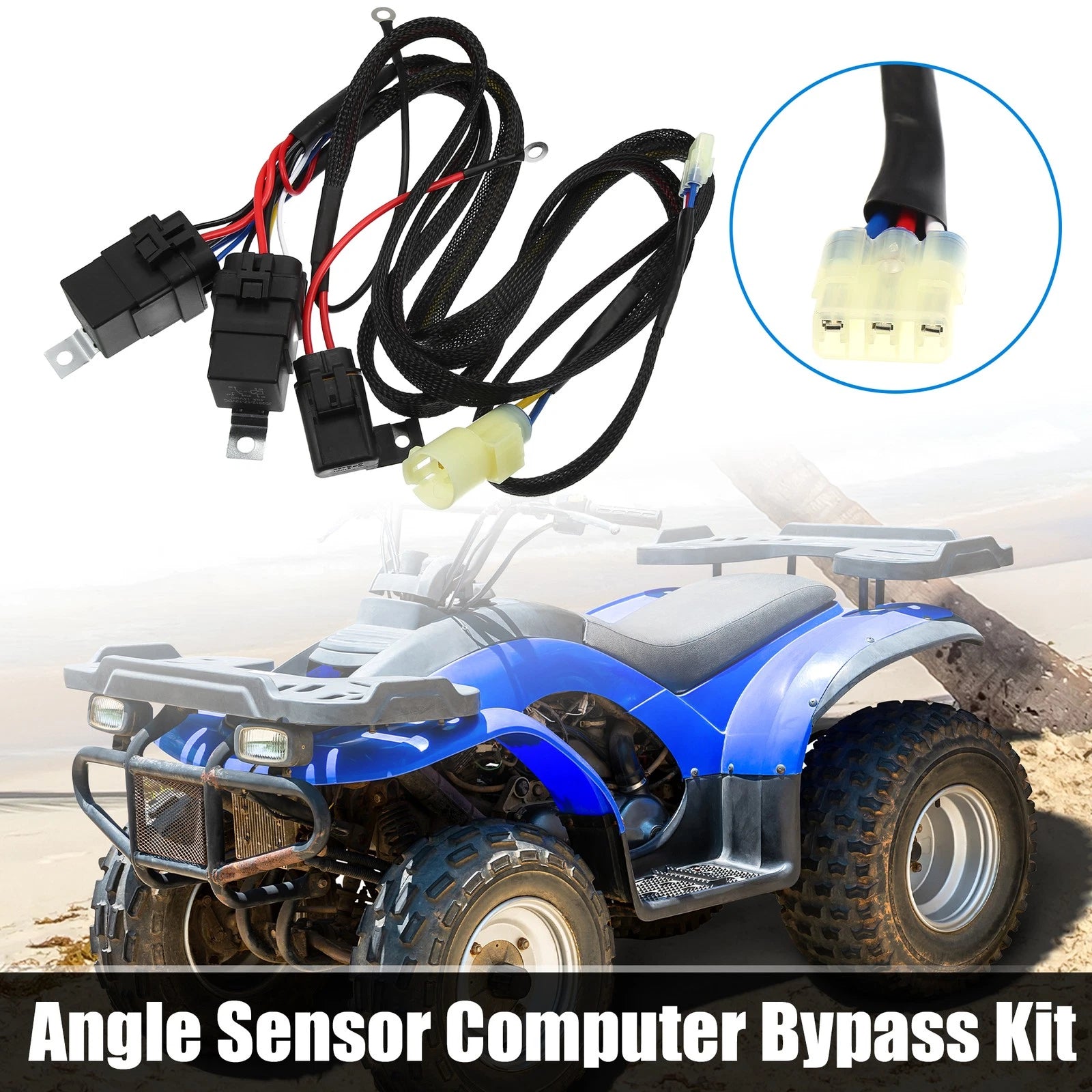 Set of 1 Angle Sensor Computer Bypass Kit for Honda Rancher (2000–2023)
