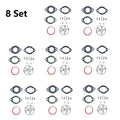 Set of 8 Carburetor Rebuild Kits for Briggs & Stratton (696146, 696147)