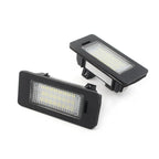 2X LED License Plate Lamps Decoder for Porsche Cayenne Touareg (2018)