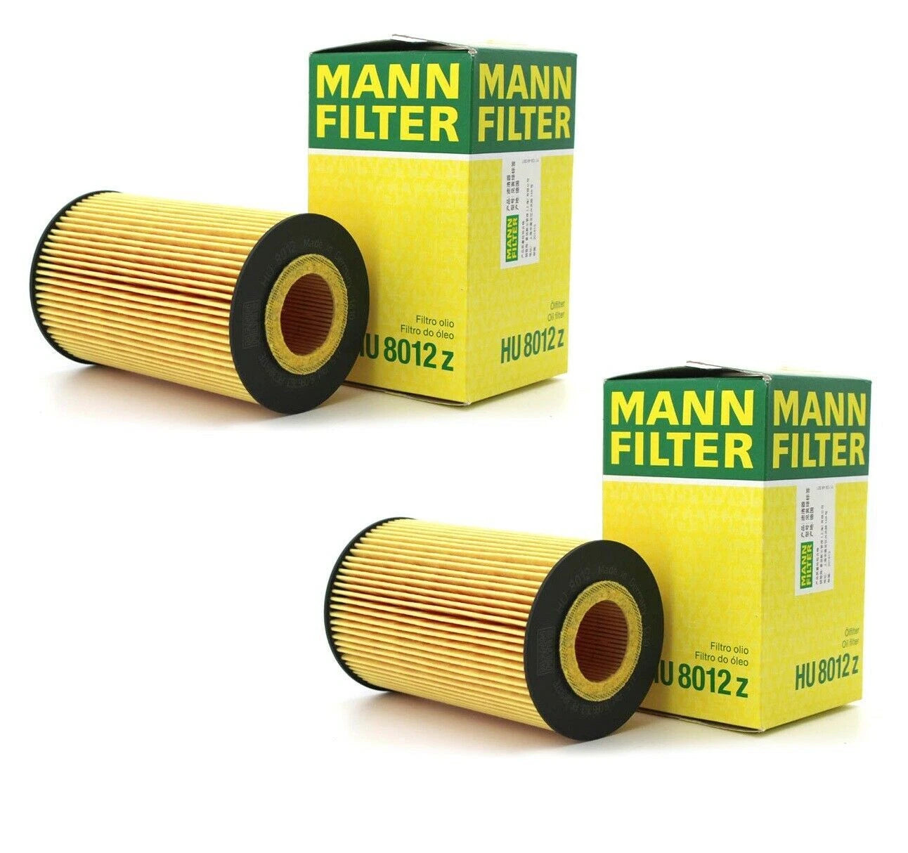Set of 2 OEM Mann Engine Oil Filters for Mercedes C216 C209 W219 S211 X164