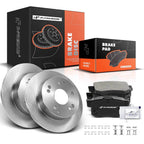 Rear Disc Brake Rotor & Ceramic Pad Set for Honda Civic (2004–2005)