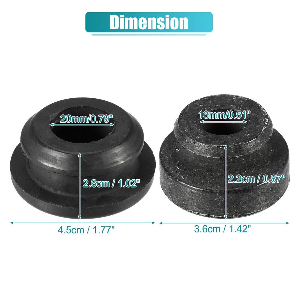 Set of 4 Radiator Mount Cushion Rubber Bush for Subaru 