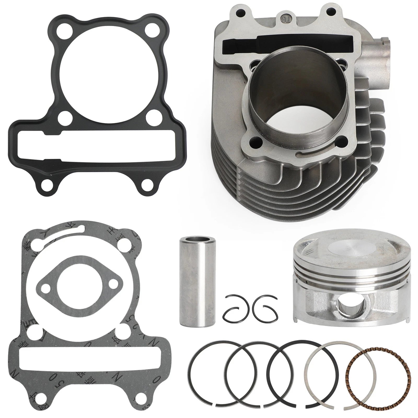 61mm Big Bore Cylinder Piston Kit for GY6 150cc (TAOTAO, SUNL, ROKETA)
