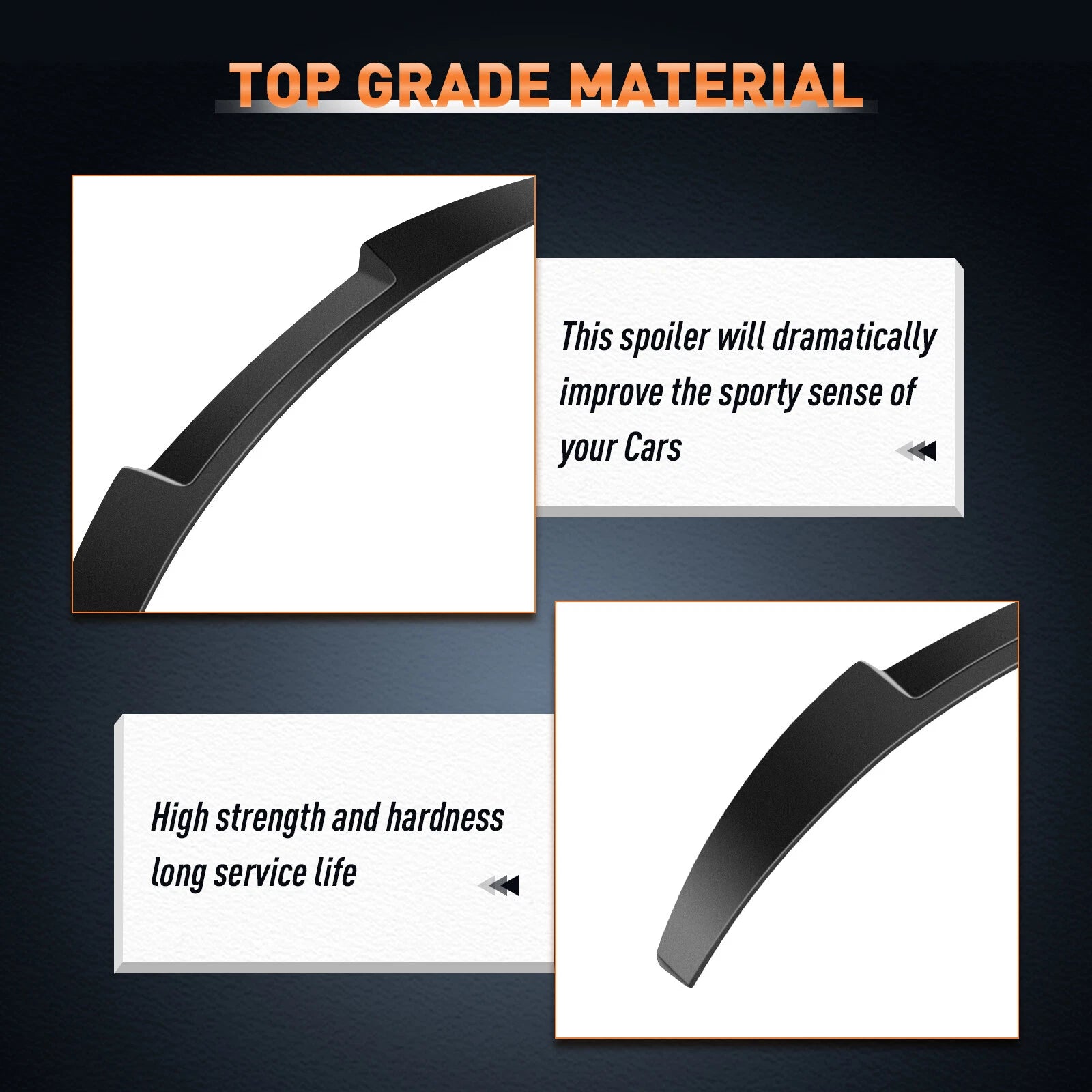 ABS Wing Spoiler for Toyota Corolla Sedan (2020–2022)