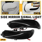 Dynamic Smoke LED Side Mirror Signal Lights for Mercedes C-Class W203 (2000–2007)