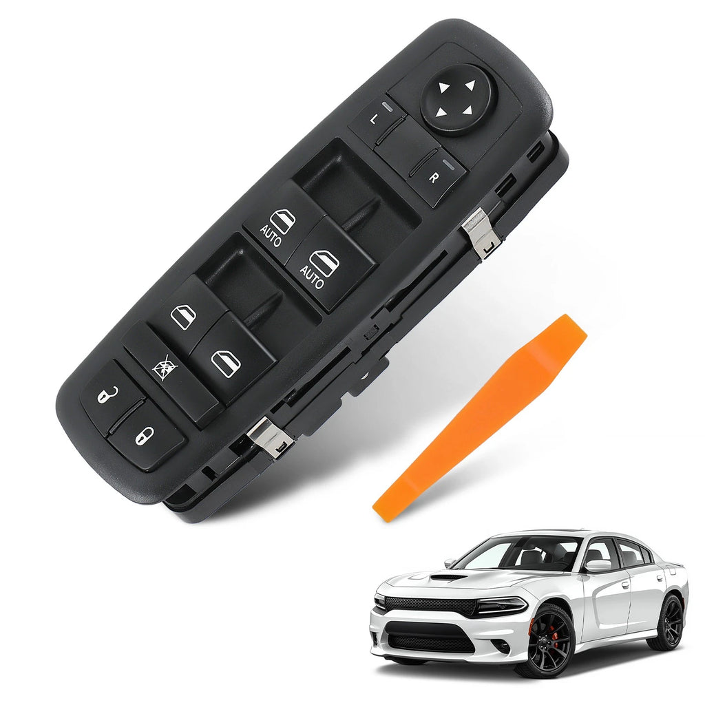 Driver Door Switch Assembly for Chrysler 300 (2015–2018) 68262253AB DWS1896 Black