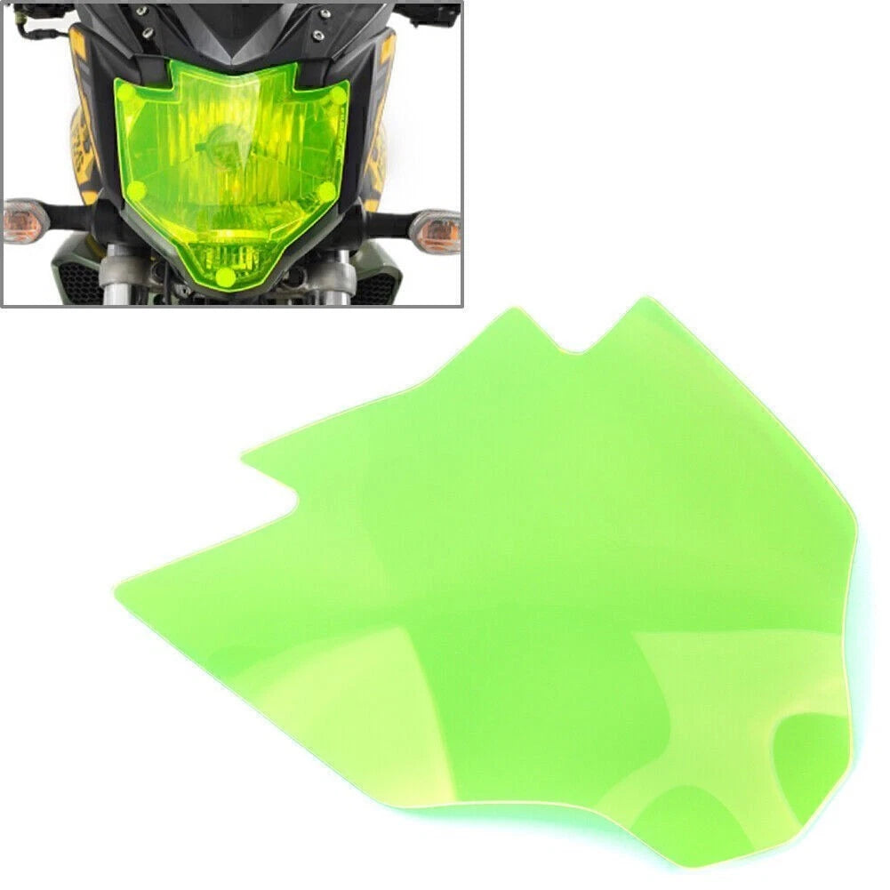 Front Headlight Guard for Yamaha FZ-S 150 (2017–2019) Green Lens Cover