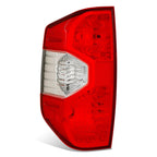 Driver Left Chrome Housing Red Lens Tail Brake Light for Toyota Tundra (2014–2021)