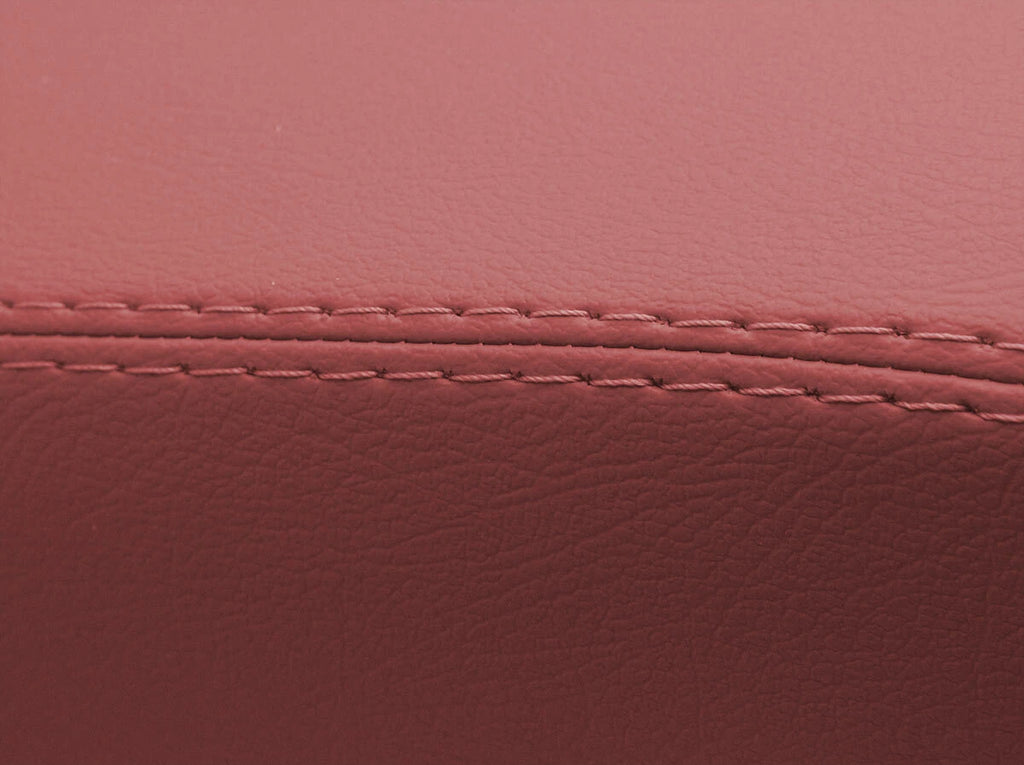 Leather Console Lid Armrest Cover for Ford Mustang (2005–2009) Red