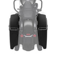 5" Stretched Hard Saddle Bags for Harley Street Road Glide (2009–2013)
