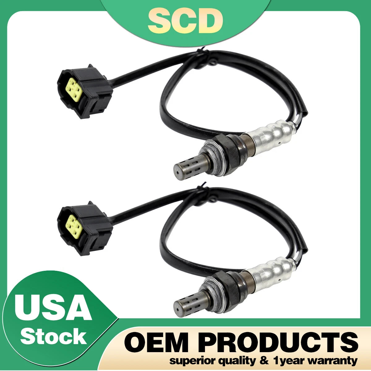 2X Oxygen Sensor for Chrysler Jeep 2.7L 3.5L 4.0L (SG1849)