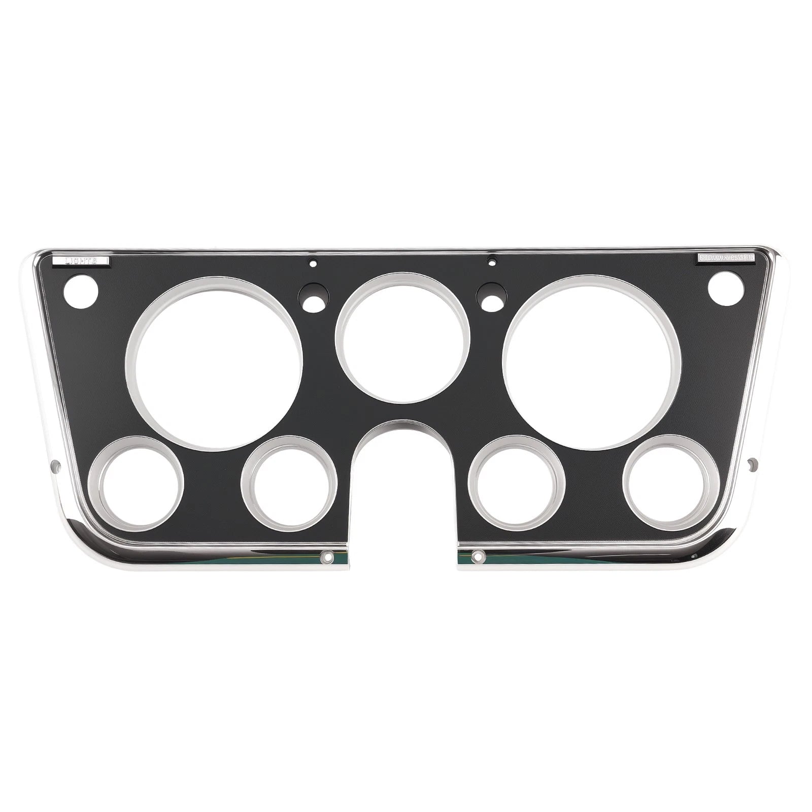 Black Chrome Trim Bezel for Chevy C10 Truck (1967–1972)