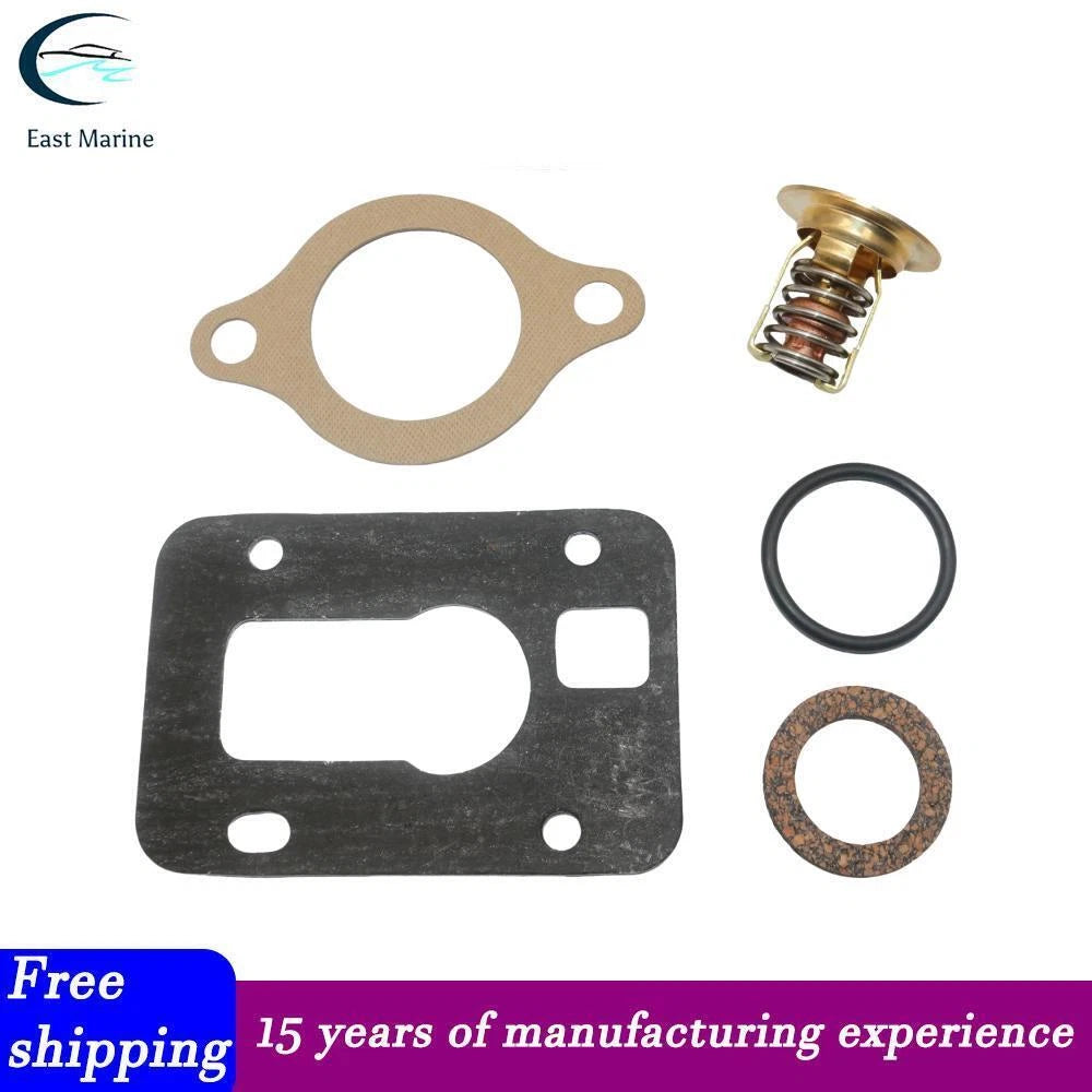 Thermostat Kit with Gasket for OMC Cobra Stern Drive (18-3653, 3856961)