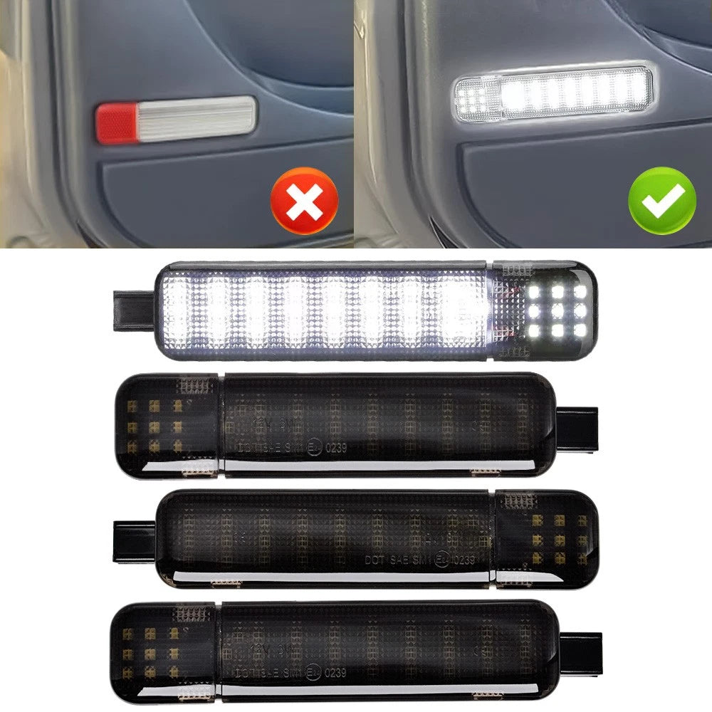 4X LED Door Courtesy Lights for Chevy C/K Silverado Tahoe GMC Sierra (1995–2007)