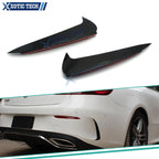 2pcs Glossy Black Rear Bumper Side Air Vent for Mercedes C-Class Coupe (2011–2021)