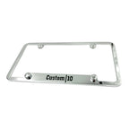 License Plate Frame 50 State Engraved Chrome for Chevrolet Custom (2010–2018)
