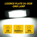 2X LED License Plate Light for BMW E90 E92 E39 E60 M5 E70 (2007–2013)