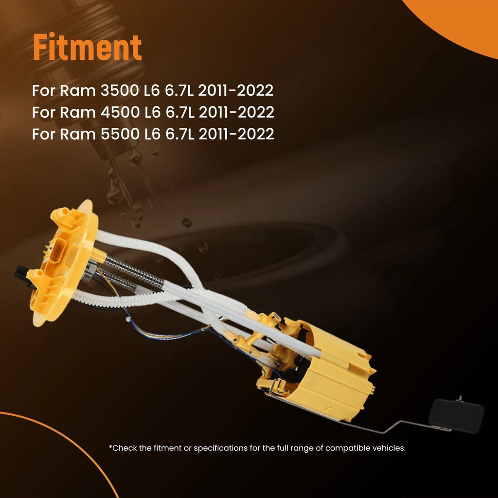 Electric Fuel Pump w/ Sending Unit for Ram 3500/4500/5500 (2011–2022)
