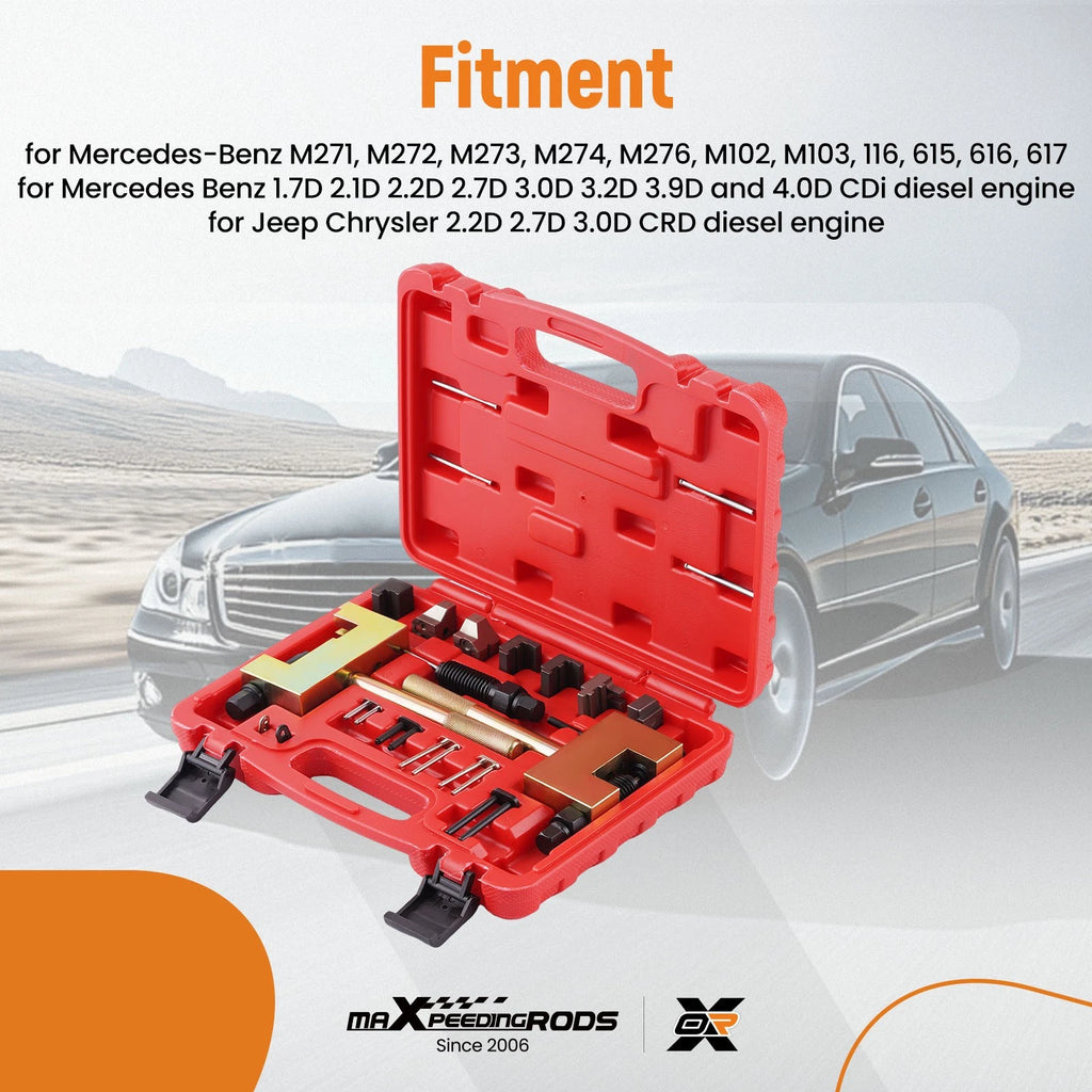 Camshaft Timing Chain Rivet Tool Kit for Mercedes Benz (M271, M273)