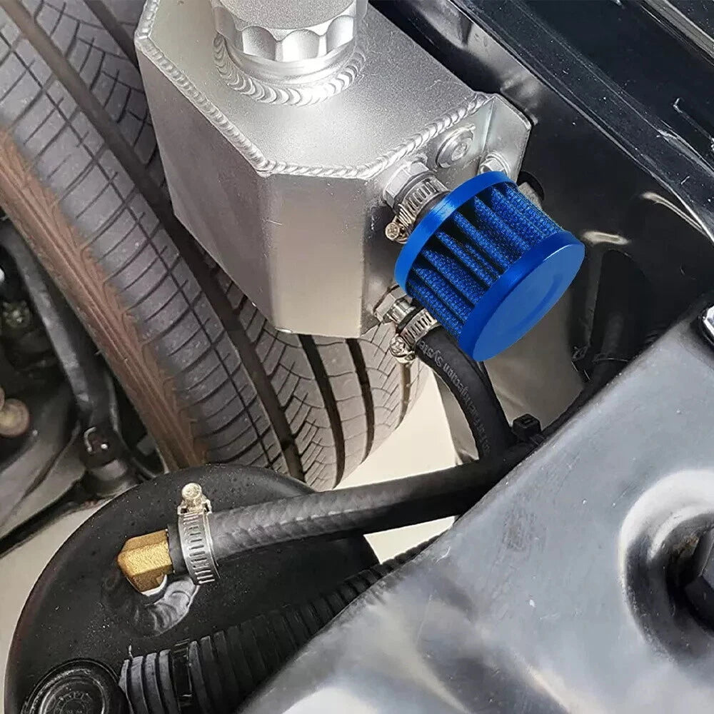 2Pcs Air Intake Filter Turbo Vent for Universal Car Breather Valve Cover