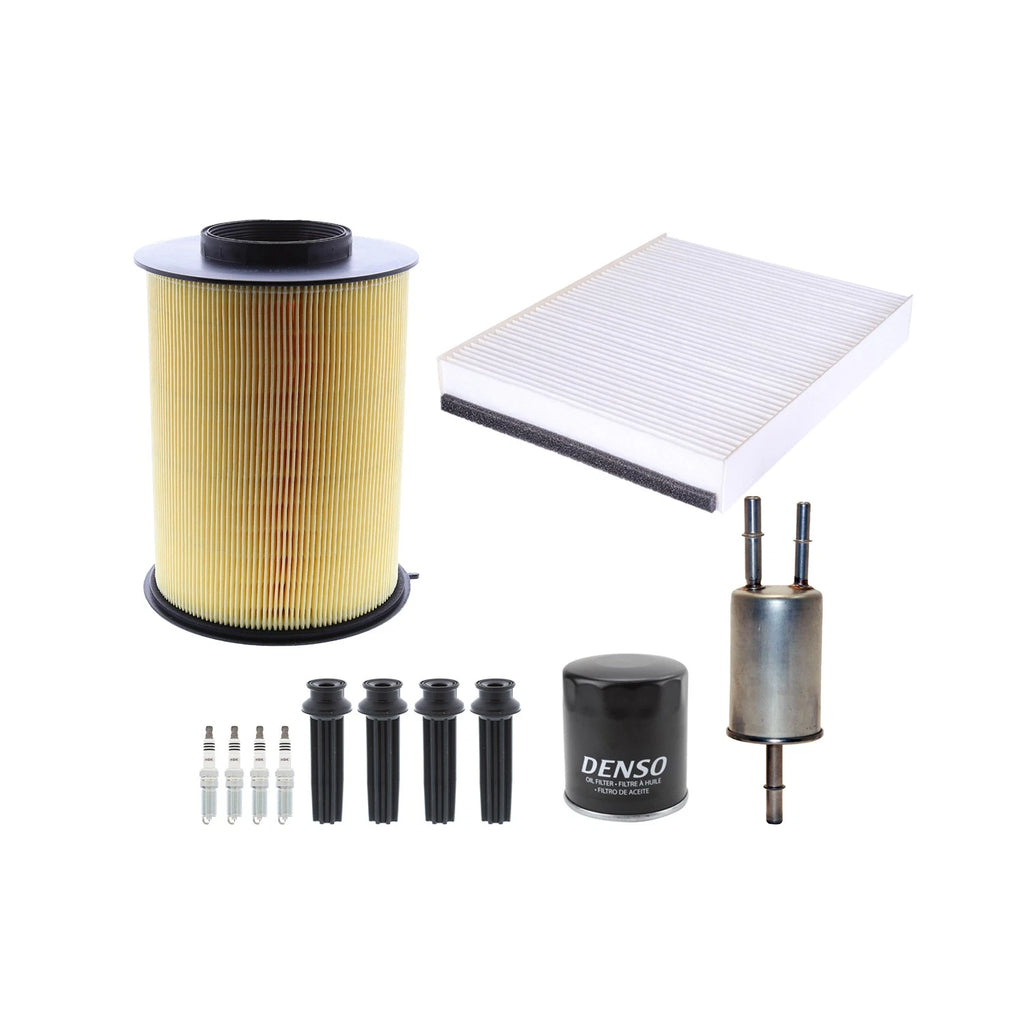 Tune Up Kit with 4 NGK Spark Plugs & Boots for Ford Focus ST (2013–2018)