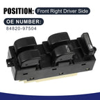 Front Right Power Window Switch for Toyota Spark (2010–2015) 84820-97504