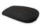 Console Lid Pull Over Cover Leather for Ford Expedition (1997–2002) Orange Stitch