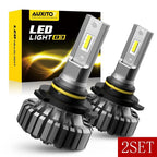 Set of 2 AUXITO 9012 LED Headlight Bulbs for Toyota C-HR (2018–2019)