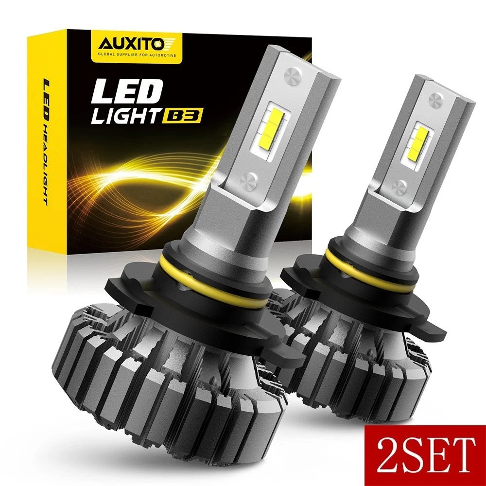 Set of 2 AUXITO 9012 LED Headlight Bulbs for Toyota C-HR (2018–2019)