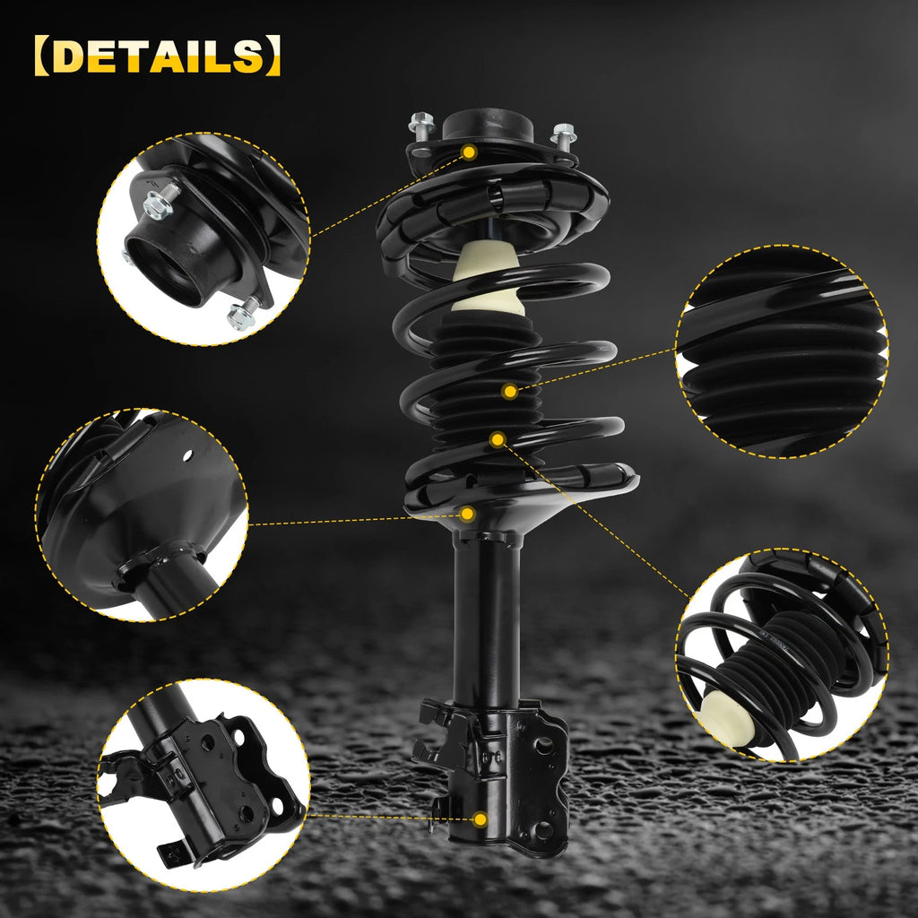 Set of 2 Front Complete Struts with Spring for Nissan Altima (1993–1999)