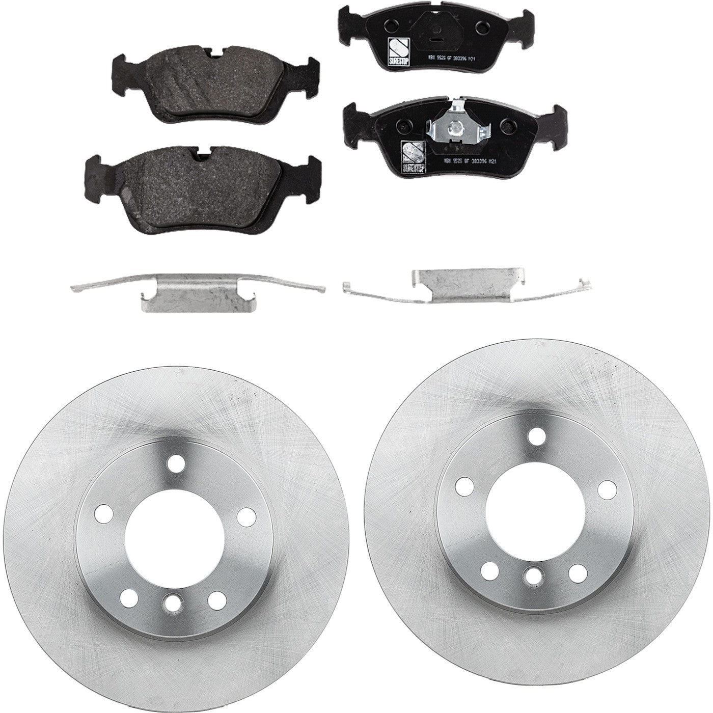 Brake Disc Rotors and Pads Kit for BMW 3 Series E36 Z3 318i (1992–1994)