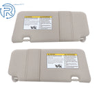 Set of 2 Sun Visor Shades for Nissan Versa (2007–2012) Gray