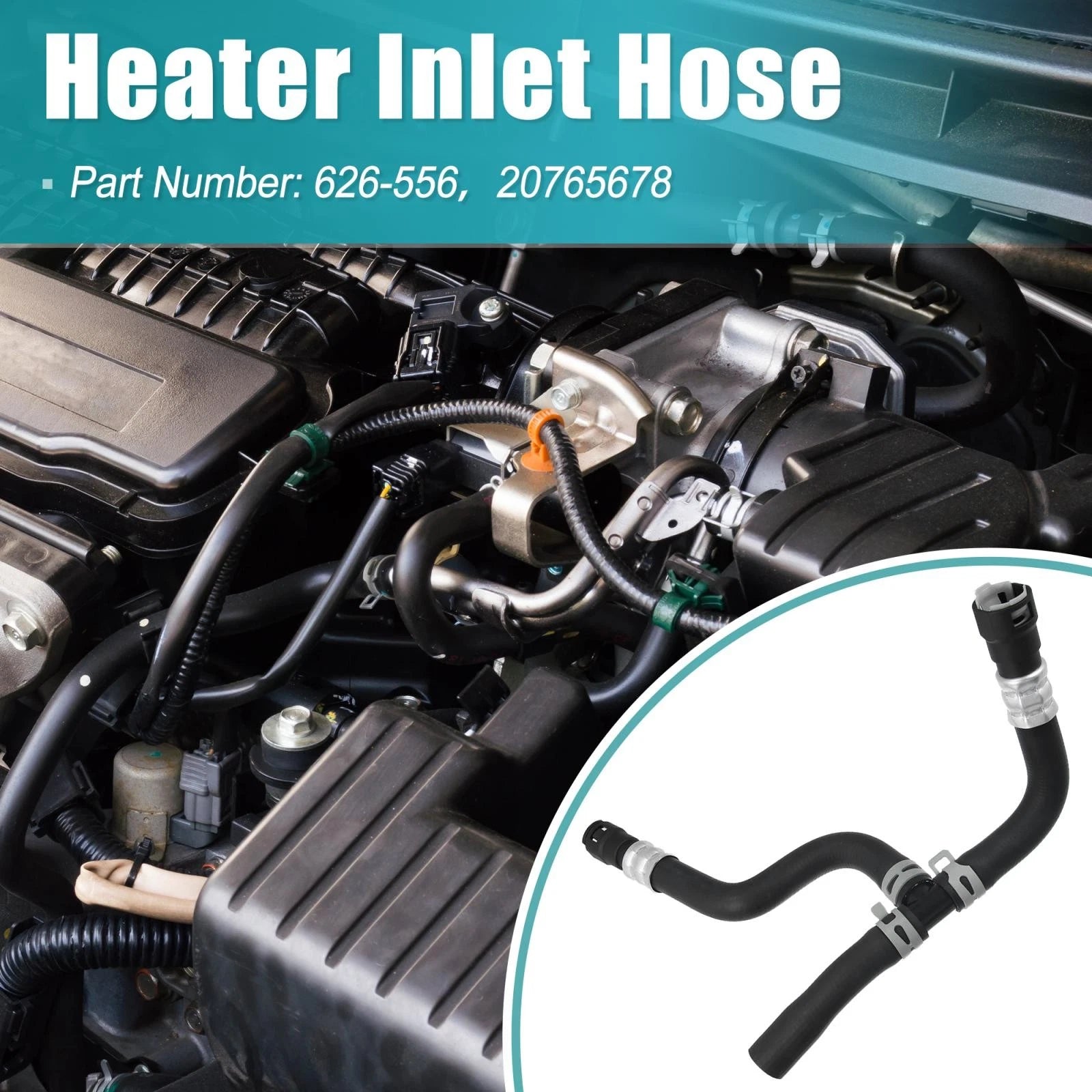 Heater Inlet Hose 20765678 for Chevrolet Traverse, GMC Acadia, Enclave (2007–2017)