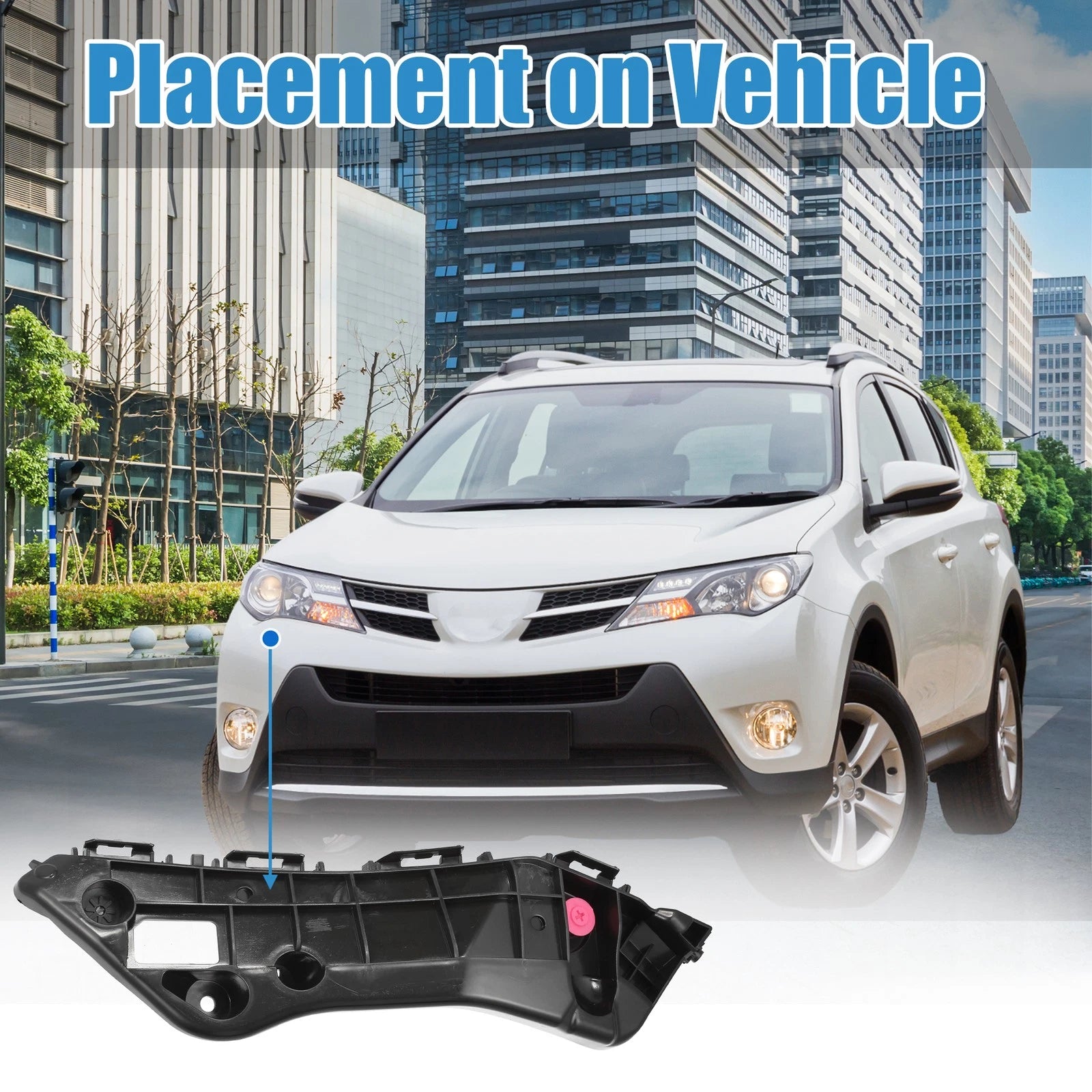Left Side Front Bumper Bracket No. 5253542070 for Toyota RAV4 (2013–2015)