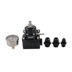 Fuel Pressure Regulator Kit with 0-160psi Gauge for EFI Vehicles