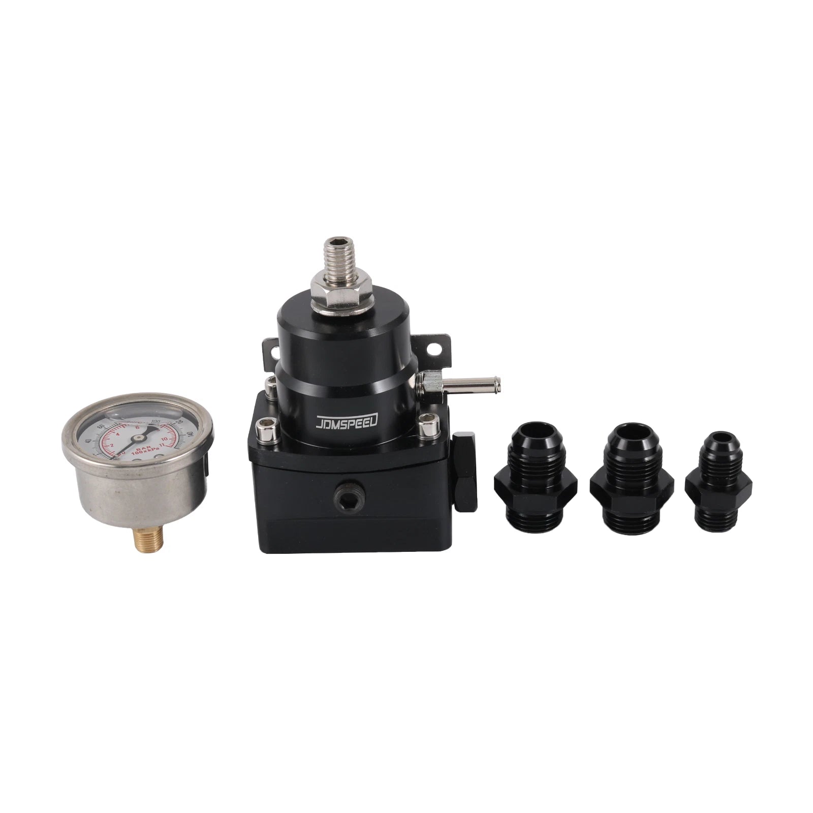 Fuel Pressure Regulator Kit with 0-160psi Gauge for EFI Vehicles