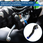 Adjustable Brake Clutch Lever for Suzuki GSXR150 (2017–2020) Black Blue