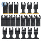 20 Pack Oscillating Saw Blades for Universal Multitools (Titanium)