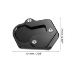 Kickstand Pad for BMW Extender Foot Side Stand Plate Black