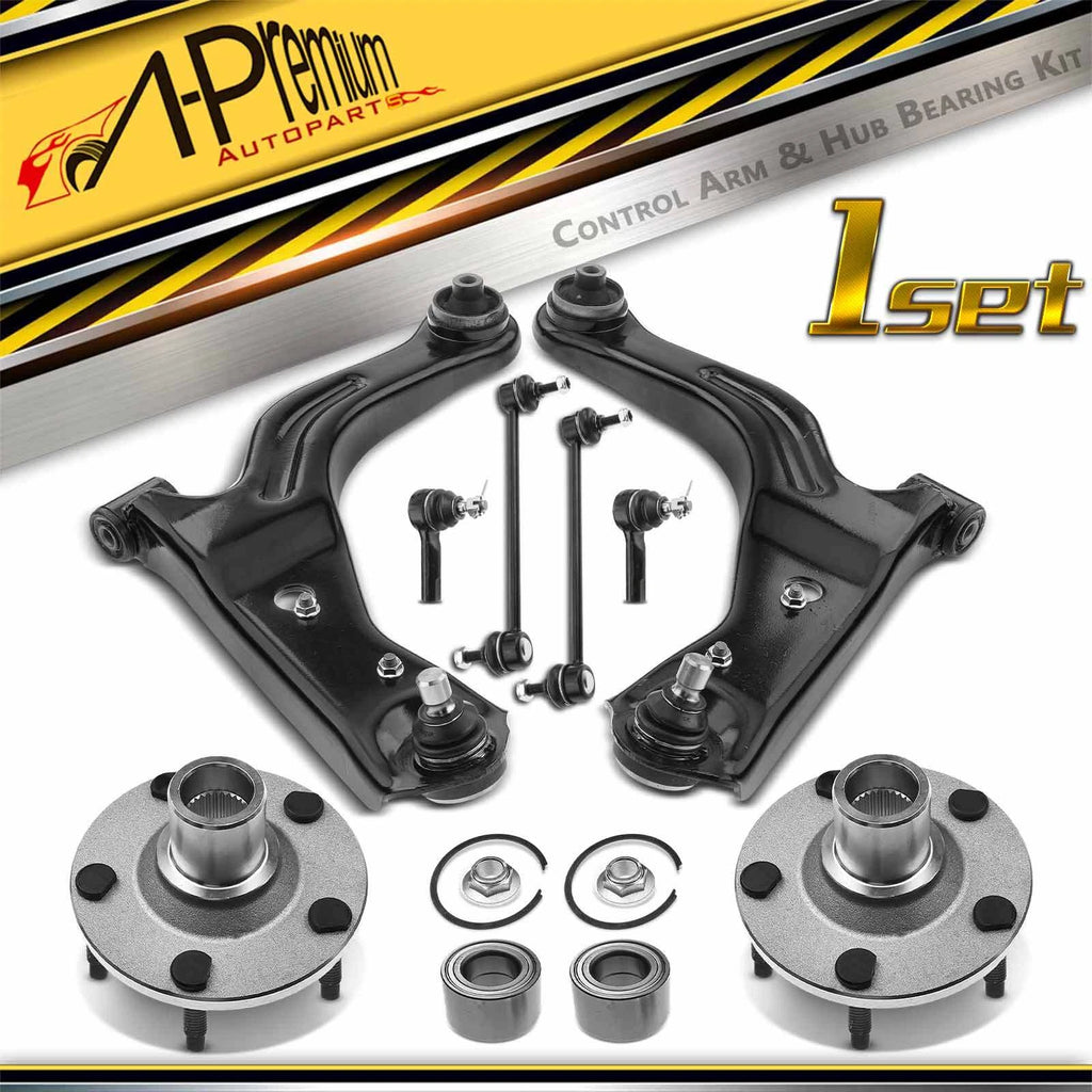 Set of 8 Front Wheel Bearings for Ford Escape Mazda