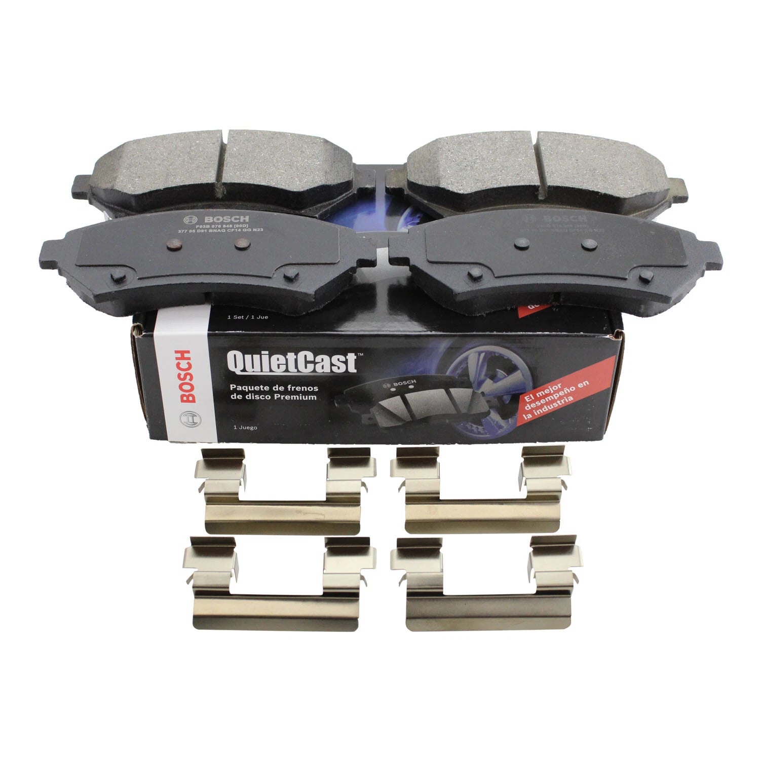Bosch QuietCast Ceramic Brake Pads for Buick Chevrolet Oldsmobile Pontiac (2000–2023)